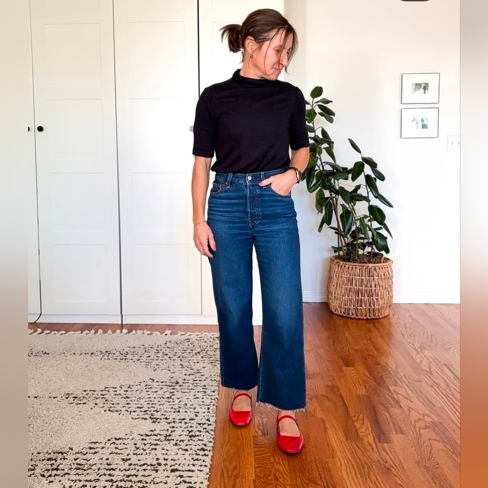 Levi's Ribcage Straight Ankle Jeans